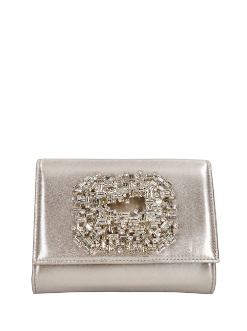 Borsa mini Bella in raso GEDEBE | BELLA MEDIUM SATIN GLOSSYPLATINO